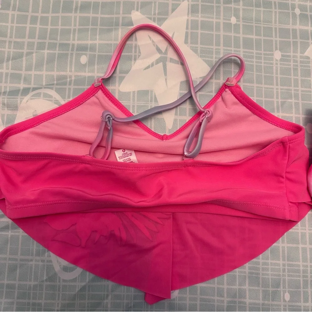 Justice Pink Floral Girls’ Bikini Set NWOT